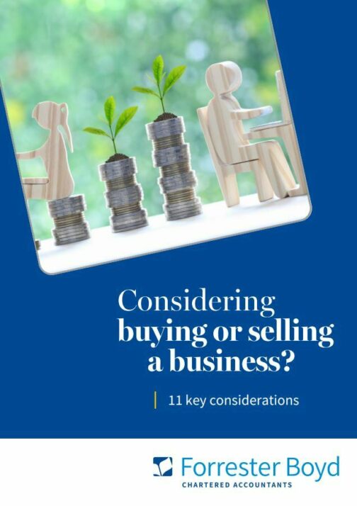 Buying and selling a business