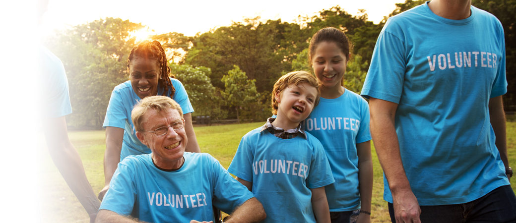 Charities nfp volunteers