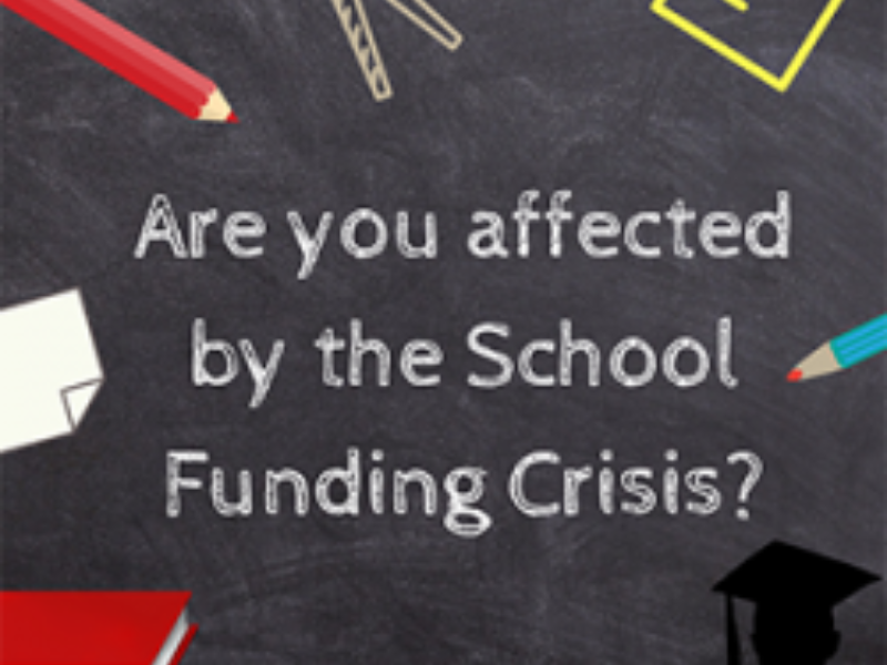 School Funding Crisis Square 250 X 250 250X250