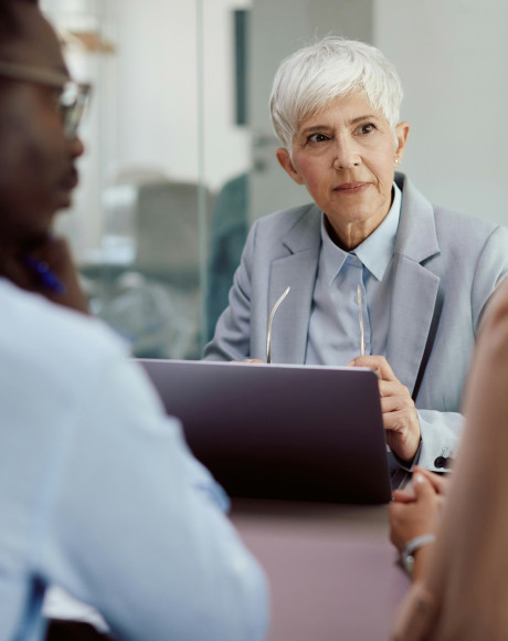 Accountant performing an internal audit